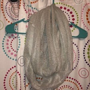 Silver infinity scarf